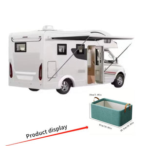 Planet Gates Green 1pc Foldable Storage Box With Steel Frame, Large Capacity Clothes, Trousers, Storage Basket, Car Storage Box