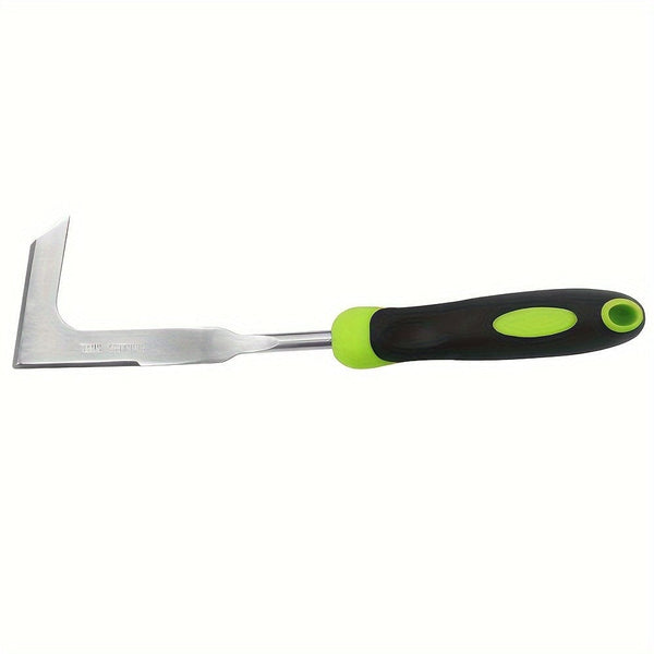Planet Gates Green 1pc, Gardening Tool Crack Weeder Manual Weeder Sidewalk Crevice Weeding Tool Paver Weed Removal Tool L-Shaped Hook Blade For Cracks Grass Moss Garden Yard Cutting Sod Gaps Between Paving Weeding Tool