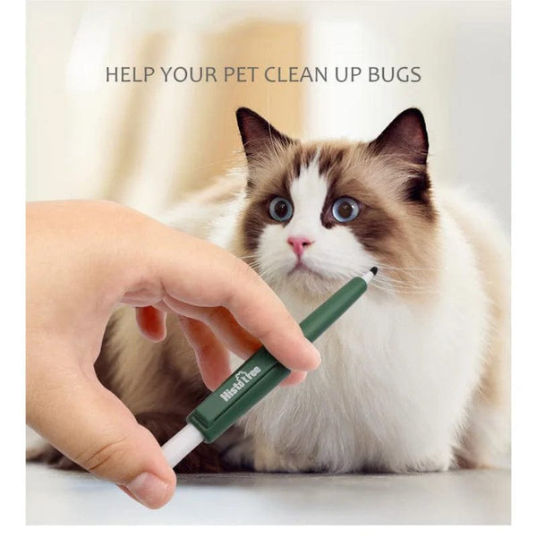 Planet Gates green 1Pc Pet Tick Twist Remover Hook Picker Flea Scratching Extractor Cat Dog Grooming Product Mite Tool Tweezers Pen Louses Pliers