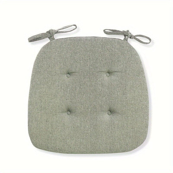 Planet Gates Green 1pc, Solid Color Chair Cushion, Anti-slip Stool Cushion, Anti-fouling Chair Mat, Four Seasons Universal Home Dining Chair Pad, Home Supplies