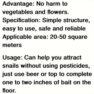 Planet Gates Green 1pc, The Snail Lure Trap Cage Is An Insect Trap For Garden Crawling Animals And Vegetable Gardens Made Of Plastic Insect Traps