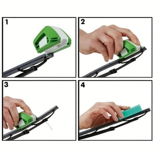 Planet Gates Green 1pc Wiper Repairer, ABS Cleaning Car Wipers Reusable Windshield Wiper Blade Repair Tool