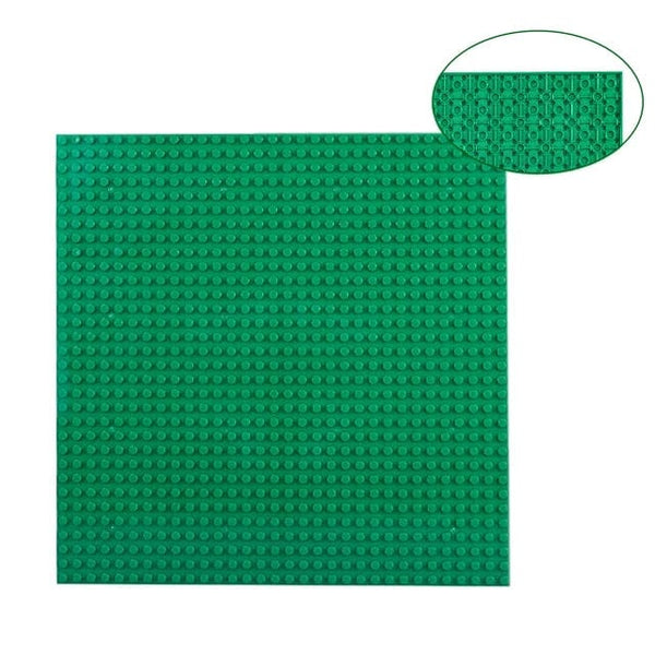 Planet Gates Green 1pcs Double-sided 32x16 32x32 Dots Base Plate Classic Small Bricks Baseplates Building Blocks Compatible brand Construction kids toys