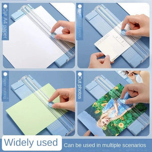 Planet Gates Green 2024 Fashion Popular Guillotine A4/A5 Paper Photo Trimmers Cutter Scrapbook Trimmer Lightweight Cutting Machine Office Supplies