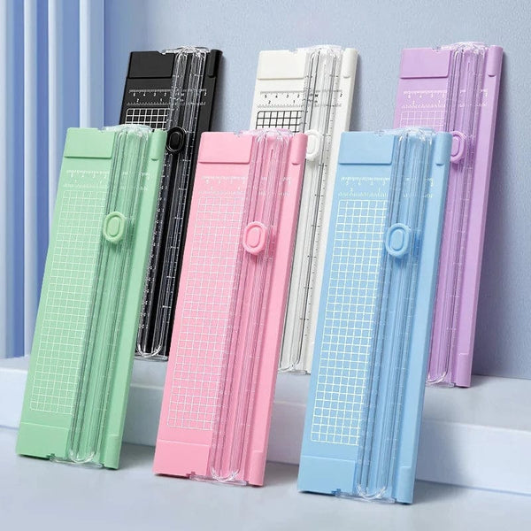 Planet Gates Green 2024 Fashion Popular Guillotine A4/A5 Paper Photo Trimmers Cutter Scrapbook Trimmer Lightweight Cutting Machine Office Supplies