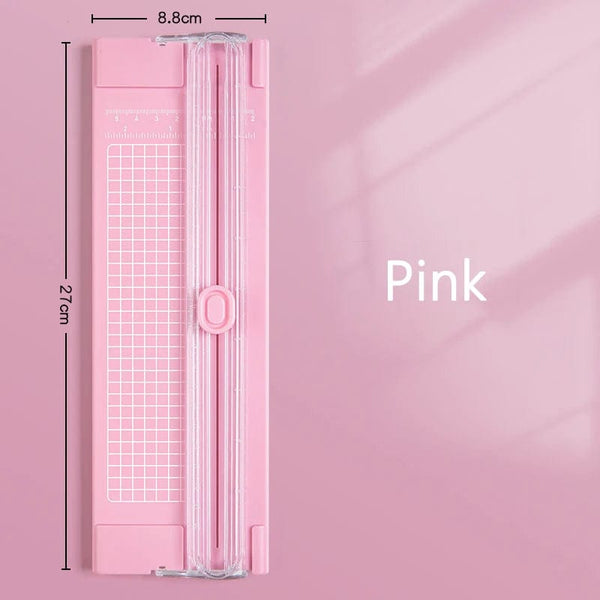 Planet Gates Green 2024 Fashion Popular Guillotine A4/A5 Paper Photo Trimmers Cutter Scrapbook Trimmer Lightweight Cutting Machine Office Supplies