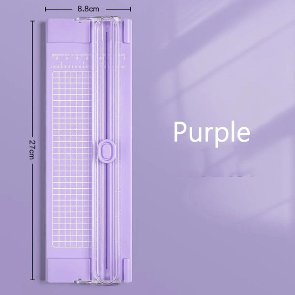 Planet Gates Green 2024 Fashion Popular Guillotine A4/A5 Paper Photo Trimmers Cutter Scrapbook Trimmer Lightweight Cutting Machine Office Supplies