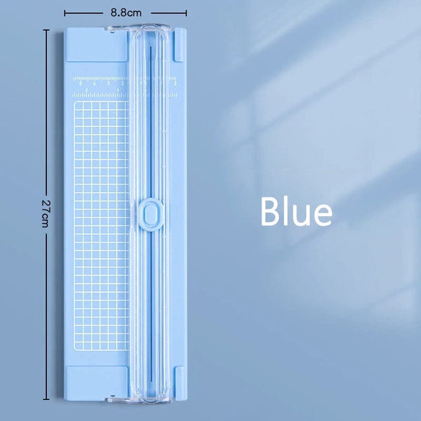 Planet Gates Green 2024 Fashion Popular Guillotine A4/A5 Paper Photo Trimmers Cutter Scrapbook Trimmer Lightweight Cutting Machine Office Supplies