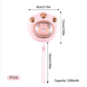 Planet Gates Green / 2400mAh / United States Cat Paw Hand Warmer Cold Weather Fast Heating USB Rechargeable Pocket Hand Heater For Camping Office School Outside