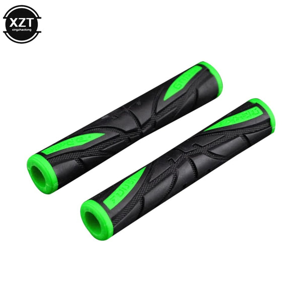 Planet Gates green 2pcs Motorcycle Rubber Soft Handle Bar Motorcycle Bike Handlebar Cover Anti-Slip Brake Lever Grips Protector Handlebar Cover
