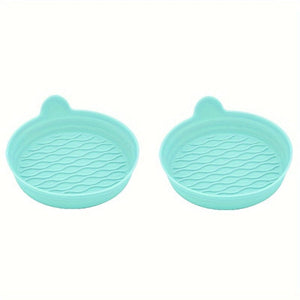 Planet Gates Green 2pcs/set Car Coaster, For Cup Holder, Silicone Universal Car Coaster, 6 Colors Available
