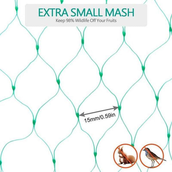 Planet Gates Green / 2x5m/199.9x500.13cm Protect Your Plants, Fruits, Trees, and Vegetables with 1pc Anti-bird Netting Deer Fence Pond Netting!