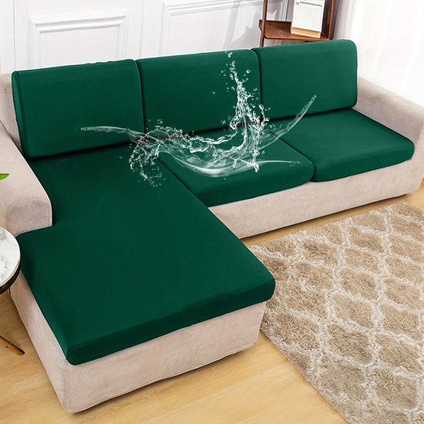 Planet Gates Green / 3 Seater 1pc Stretch Waterproof Fabric Sofa Slipcover Bedroom Sofa Cover Furniture Protector For Office Living Room Home Decor
