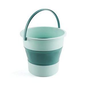 Planet Gates Green 4.6L 4.6/10L Folding Bucket for Fishing Outdoor Travel Camping Portable Foldable Bucket Laundry Car Washing Bucket Space Saving