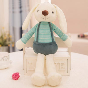 Planet Gates green / 40CM 40cm Candy Color Long-eared Rabbit Plush Toy Dressed Small White Rabbit Can Be Hung On The Wall To Sleep To Soothe Birthday Gift