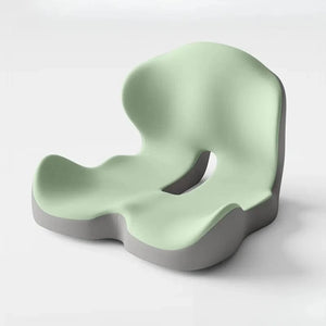 Planet Gates Green / 44x42x32cm Memory Foam One-piece Cushion Office Cushion Hip Beautification Spine Relief And Waist Support Cushion