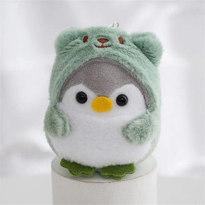 Planet Gates Green 4Colors , Size 7CM Approx. Animal Penguin Plush Stuffed TOY , Key Chain Gift DOLL