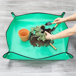 Planet Gates Green / 50*50cm/19.6*19.6in 1 Pack, 49.78*49.78cm Garden Mats Waterproof Thickened Soil Change Mats Plant Flowers And Meat Tools Change Pot Plant Mats Gardening Tools