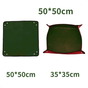 Planet Gates green 50x50 1pcs Planting Mat 50cm-100cm Gardening Potting Pad Foldable Garden Plant Flower Pot Transplanting Waterproof Mats