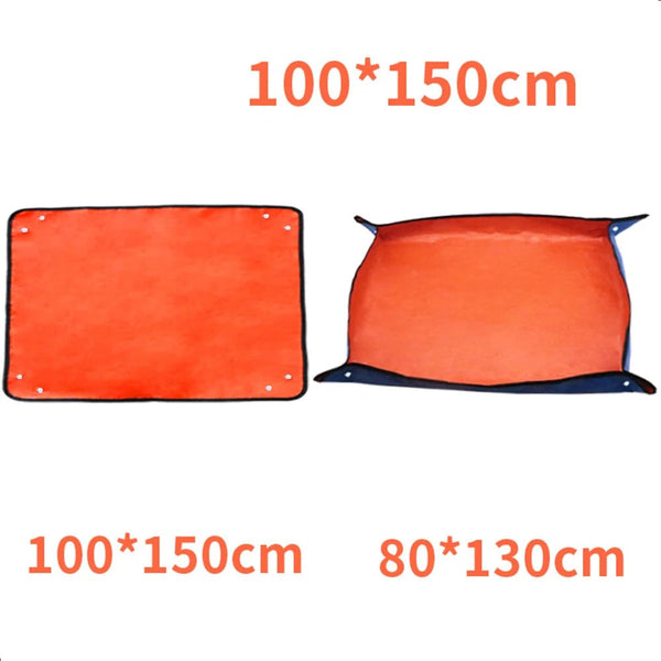 Planet Gates green 50x50 1pcs Planting Mat 50cm-100cm Gardening Potting Pad Foldable Garden Plant Flower Pot Transplanting Waterproof Mats