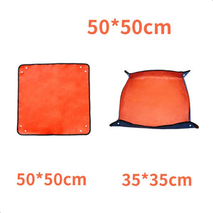 Planet Gates green 50x50 1pcs Planting Mat 50cm-100cm Gardening Potting Pad Foldable Garden Plant Flower Pot Transplanting Waterproof Mats