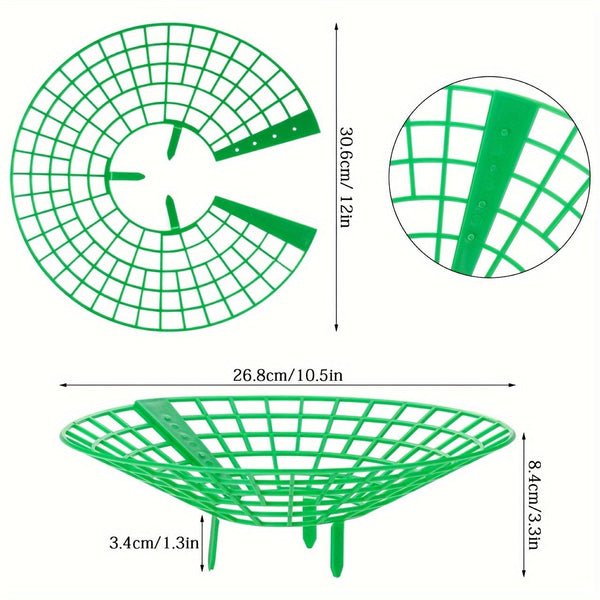 Planet Gates Green 5pcs Strawberry Bracket, Strawberry Seedling Planting Rack, Sun Flower Rack, Potted Strawberry Anti-corrosion Artifact, Fruit Support Rack