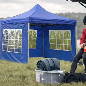 Planet Gates Green / 600cm x 200cm Folding Canopy Tent Tarp Oxford Waterproof Camping Canopy Tent Cloth Outdoor Patio Sun Shelter Tent Without Canopy Top Frame
