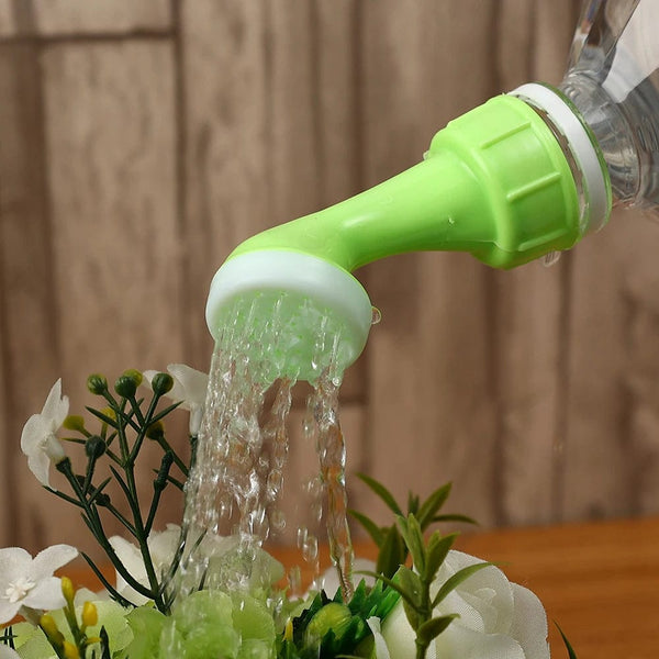 Planet Gates Green Bottle Cap Sprinkler Portable Plastic Plant Nozzles Garden Plant Watering Sprayers DIY Irrigation Head Indoor Outdoor Water Cans