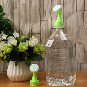 Planet Gates Green Bottle Cap Sprinkler Portable Plastic Plant Nozzles Garden Plant Watering Sprayers DIY Irrigation Head Indoor Outdoor Water Cans