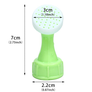 Planet Gates Green Bottle Cap Sprinkler Portable Plastic Plant Nozzles Garden Plant Watering Sprayers DIY Irrigation Head Indoor Outdoor Water Cans