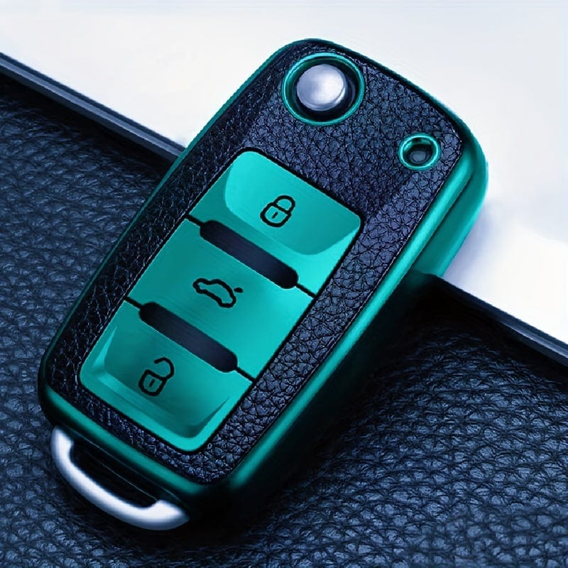 Planet Gates Red Car Key Case For Volkswagen For VW For Magotan For Golf 4 3 6 5 6 MK6 For Passat B5 B6 B8 B7 Touran Bora For Tiguan For Jetta Lavida For Skoda Octavia