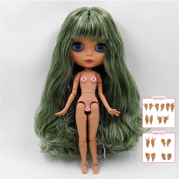 Planet Gates Green / CHINA / 30cm height ICY DBS Blyth doll nude 30cm Customized 1/6 bjd with joint body hand sets AB as girl gift special price