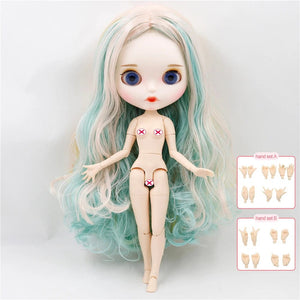 Planet Gates Green / CHINA / 30cm height ICY DBS Blyth doll nude 30cm Customized 1/6 bjd with joint body hand sets AB as girl gift special price