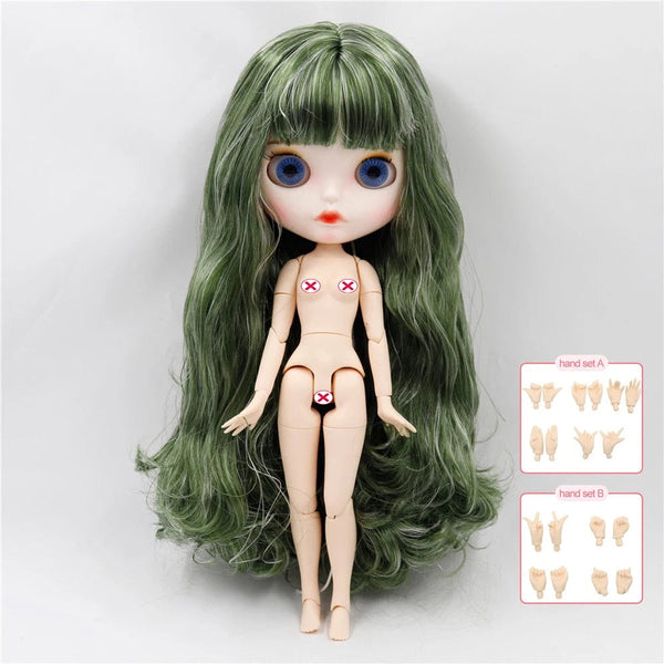 Planet Gates Green / CHINA / 30cm height ICY DBS Blyth doll nude 30cm Customized 1/6 bjd with joint body hand sets AB as girl gift special price