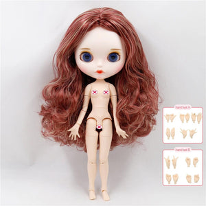 Planet Gates Green / CHINA / 30cm height ICY DBS Blyth doll nude 30cm Customized 1/6 bjd with joint body hand sets AB as girl gift special price