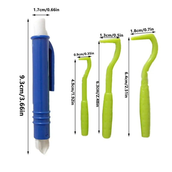 Planet Gates green / CHINA Dog Tick Remover Tool 4 pcs Tick Remover Kit for Cats and Dogs Flea Remover Comb Lice Supplies for Pet Dog Cat Human Horse