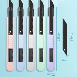 Planet Gates green / CHINA Multifunction Portable Utility Knife W/ Blade Pocket Craft Wrapping Box Paper Envelope Cutter Letter Opener Student Art Supplies