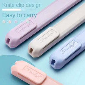 Planet Gates green / CHINA Multifunction Portable Utility Knife W/ Blade Pocket Craft Wrapping Box Paper Envelope Cutter Letter Opener Student Art Supplies