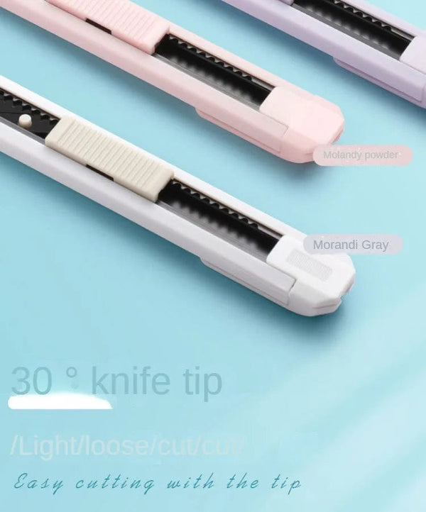 Planet Gates green / CHINA Multifunction Portable Utility Knife W/ Blade Pocket Craft Wrapping Box Paper Envelope Cutter Letter Opener Student Art Supplies