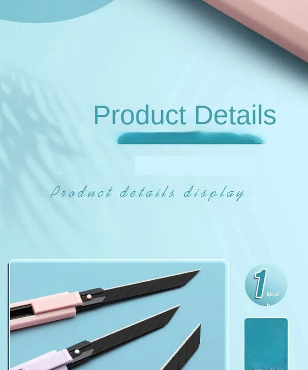 Planet Gates green / CHINA Multifunction Portable Utility Knife W/ Blade Pocket Craft Wrapping Box Paper Envelope Cutter Letter Opener Student Art Supplies