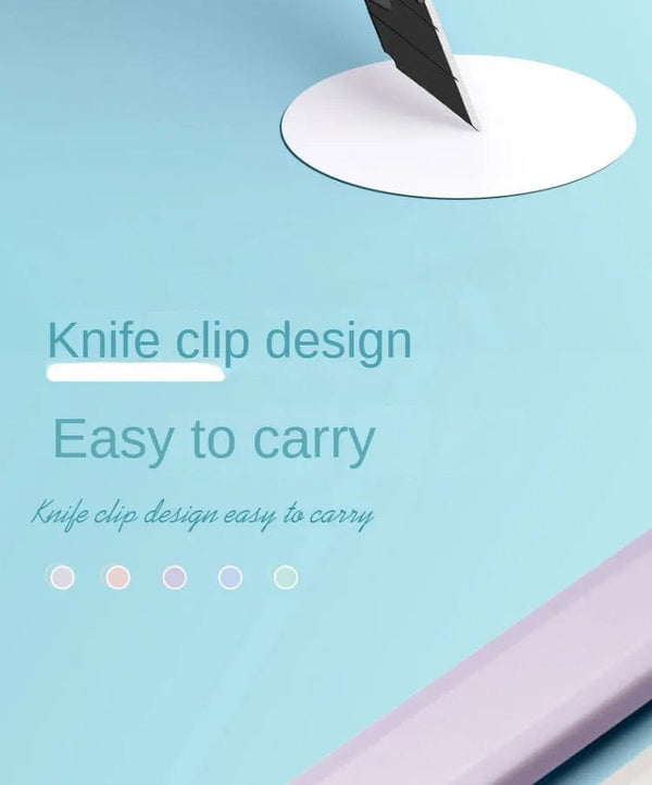 Planet Gates green / CHINA Multifunction Portable Utility Knife W/ Blade Pocket Craft Wrapping Box Paper Envelope Cutter Letter Opener Student Art Supplies