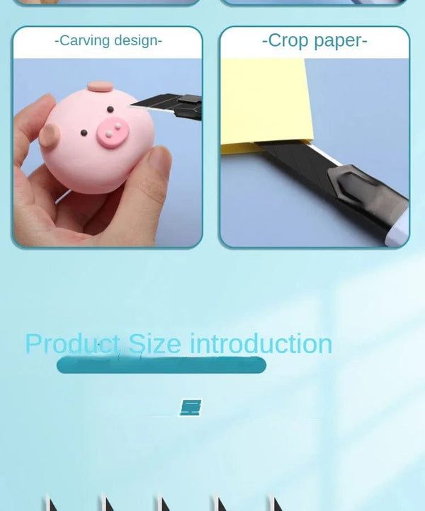 Planet Gates green / CHINA Multifunction Portable Utility Knife W/ Blade Pocket Craft Wrapping Box Paper Envelope Cutter Letter Opener Student Art Supplies