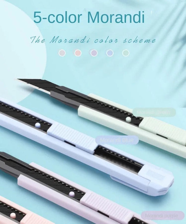 Planet Gates green / CHINA Multifunction Portable Utility Knife W/ Blade Pocket Craft Wrapping Box Paper Envelope Cutter Letter Opener Student Art Supplies