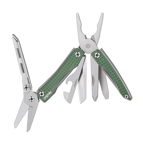 Planet Gates Green / CHINA NexTool Mini Flagship Red/Green 10 IN 1 Multi Functional Folding EDC Hand Tool Screwdriver Mini Pliers Bottle Opener Outdoor