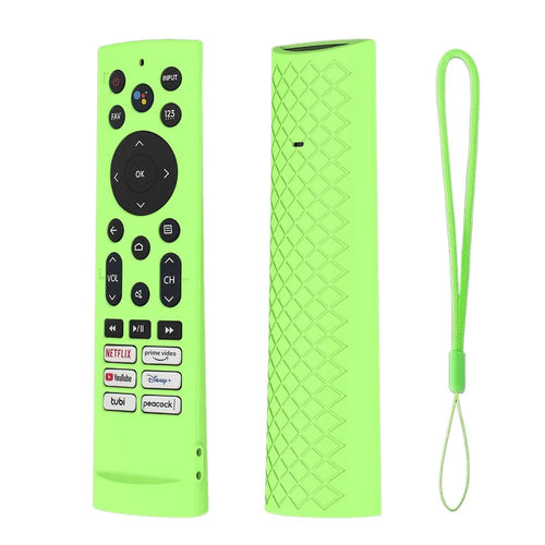 Planet Gates green / CHINA Silicone Shell for Hisense ERF3F80H ZDB1210320 Remote Control Smart TV Remote Sleeve Dustproof Protective Cover Replacement Case