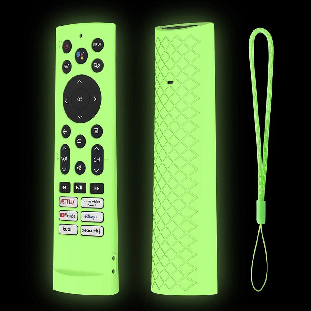 Planet Gates green / CHINA Silicone Shell for Hisense ERF3F80H ZDB1210320 Remote Control Smart TV Remote Sleeve Dustproof Protective Cover Replacement Case