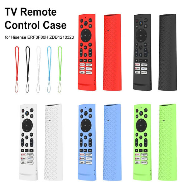 Planet Gates green / CHINA Silicone Shell for Hisense ERF3F80H ZDB1210320 Remote Control Smart TV Remote Sleeve Dustproof Protective Cover Replacement Case