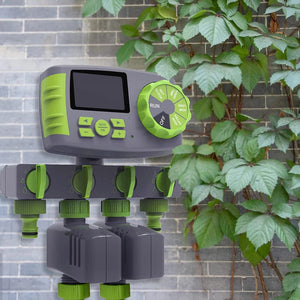 Planet Gates green controller / CHINA Aqualin Garden Automatic 4-zone Irrigation Watering Timer Controller System with 2 Solenoid Valve Irrigation Programmer