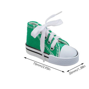 Planet Gates GREEN Creative Tripod Cover for Motorcycle Bicycle Side Shoe Shape Foot Support Electric Bike Tripod Decor Mini Shoes