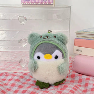 Planet Gates green Cute Penguin Plush Doll KeyChain Cartoon Animal Penguin Stuffed Toy Kawaii Girl Car Key Chain Couple Pendant Children Gifts